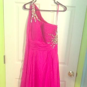 Fuchsia Prom Dress